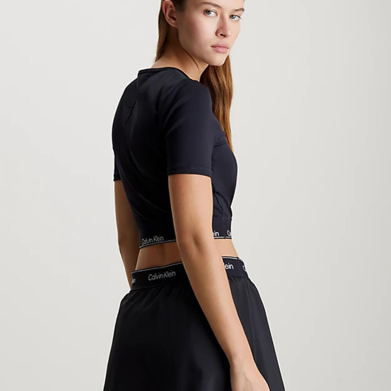 Calvin Klein Γυναικεία κοντομάνικη μπλούζα WO - SS T-Shirt (Cropped)